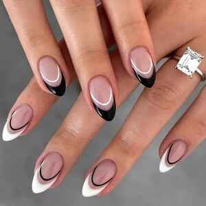 Modern French Tip Nails